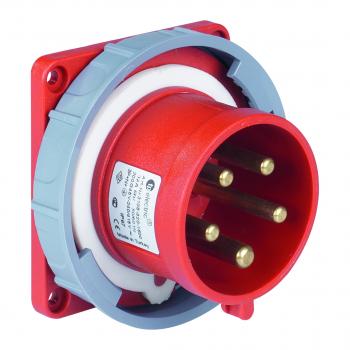 CEE Anbaustecker 83x90mm 5P 32A 6h IP67